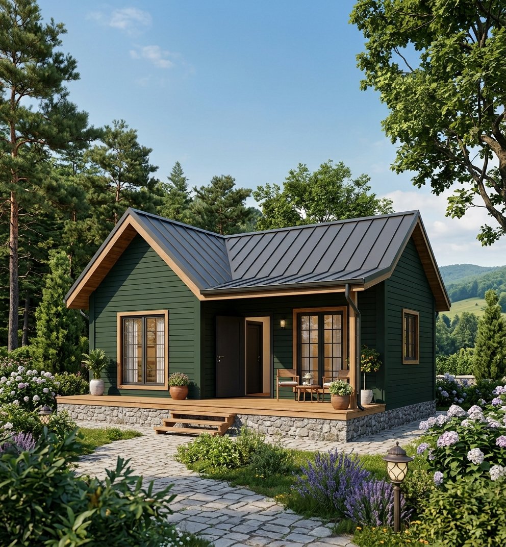 Mesut Prefabrik modern villa projesi